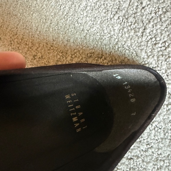 Stuart Weitzman Women's Suede Kitten Heels - Picture 5 of 5